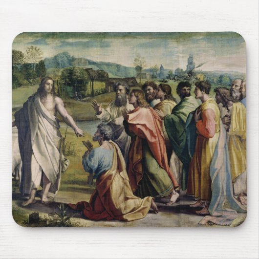 Christus Gebühr zu St Peter (Cartoon für das Sist Mousepad (Vorne)