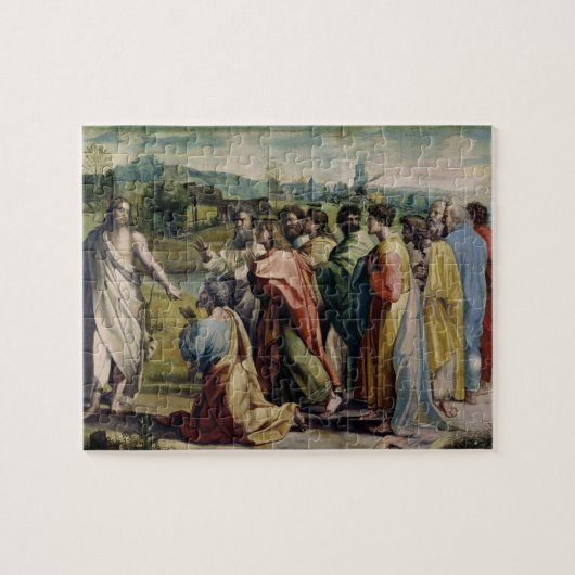 Christus Gebühr zu St Peter (Cartoon für das Sist Puzzle (Horizontal)