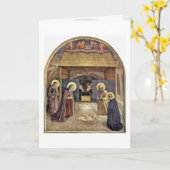 Christus Geburt durch Fra Angelico Karte (Gelbe Blume)