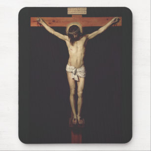 Christus gekreuzigt von Diego Velazquez Mousepad