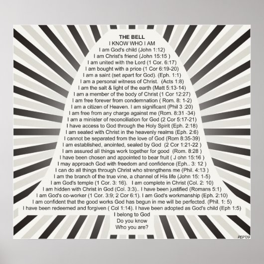 Christus Glocke Poster (Vorne)