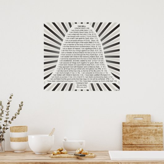 Christus Glocke Poster (Küche)