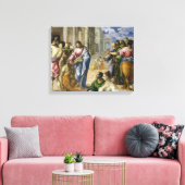 Christus Healing the Blind Leinwanddruck (Insitu (Wohnzimmer))