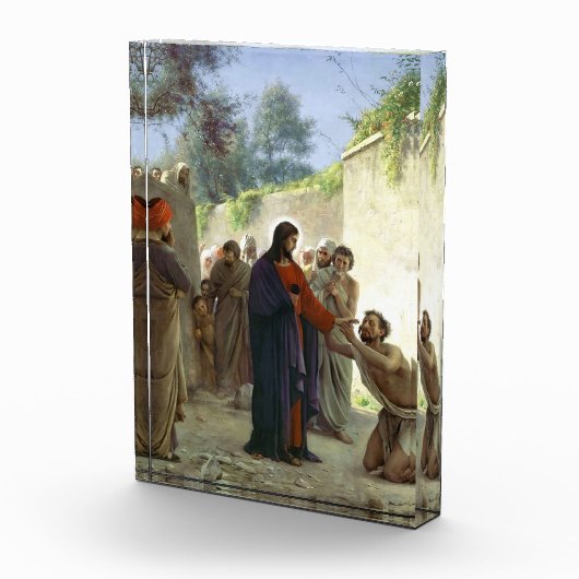 Christus Healing the Blind Man Fotoblock (Rechts)