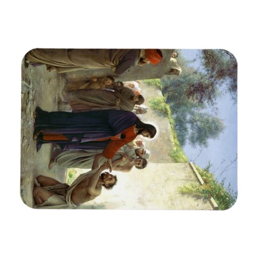 Christus Healing the Blind Man Magnet (Horizontal)