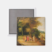 Christus Healing the Blind Man Magnet (Vorderseite/Rückseite)