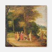 Christus Healing the Blind Man Magnet (Vorne)