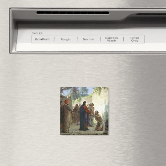 Christus Healing the Blind Man Magnet (In Situ (Geschirrspüler))