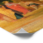 Christus Healing the Blind Man Poster (Ecke)