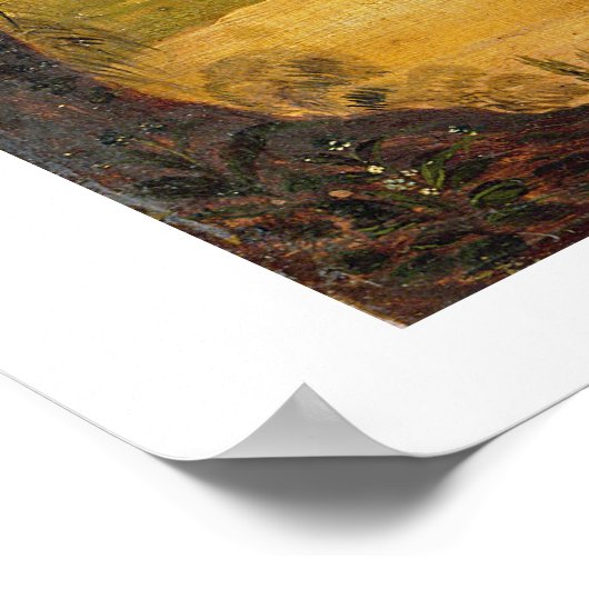 Christus Healing the Blind Man Poster (Ecke)