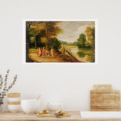 Christus Healing the Blind Man Poster (Küche)