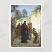 Christus Healing the Blind Man Postkarte (Vorderseite)