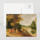 Christus Healing the Blind Man Postkarte (Vorne/Hinten)