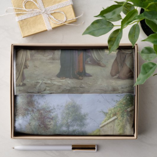 Christus Healing the Blind Man Seidenpapier (Geschenk)