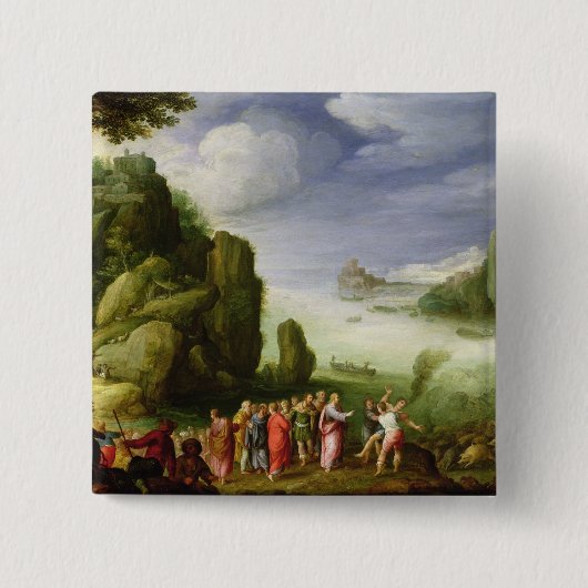 Christus-Heilenbesessen von Gerasa, 1608 Button (Vorderseite)