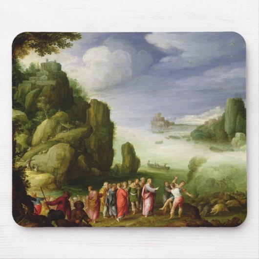 Christus-Heilenbesessen von Gerasa, 1608 Mousepad (Vorne)