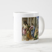 Christus heilt das Blinde Jumbo-Tasse (Vorderseite Rechts)