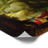 Christus heilt den Gerasasegenen, 1608 Poster (Ecke)