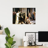 Christus heilt den Kranken in Bethesda von Carl Bl Poster (Heimbüro)