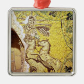 Christus-HELIOS Silbernes Ornament (Vorne)