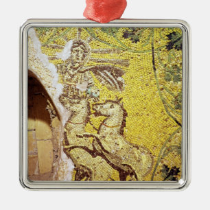 Christus-HELIOS Silbernes Ornament