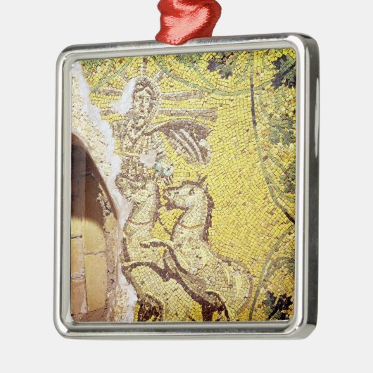 Christus-HELIOS Silbernes Ornament (Links)