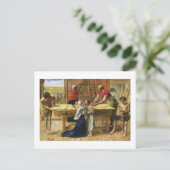 Christus im Carpenter-Shop seines Vaters Postkarte (Stehend Vorderseite)