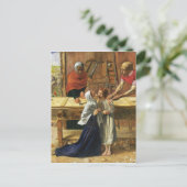 Christus im Carpenter-Shop seines Vaters Postkarte (Stehend Vorderseite)