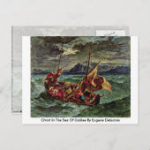 Christus im Galiläa von Eugene Delacroix Postkarte (Vorne/Hinten)