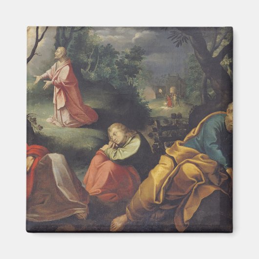 Christus im Garten der Oliven, 1625 Magnet (Vorne)