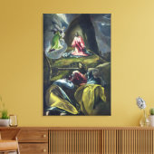 Christus im Garten des Lebens Leinwanddruck (Insitu (Wohnzimmer))