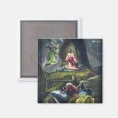 Christus im Garten des Lebens Magnet (Vorderseite/Rückseite)