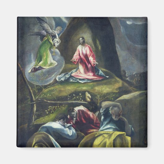 Christus im Garten des Lebens Magnet (Vorne)