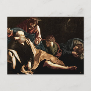 Christus im Garten von Caravaggio Postkarte