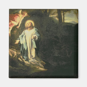 Christus im Garten von Gethsemane 3 Magnet