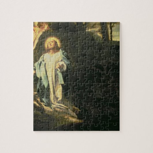 Christus im Garten von Gethsemane 3 Puzzle (Vertikal)