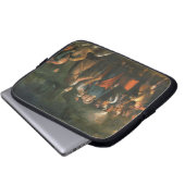 Christus im Garten von Gethsemane Laptopschutzhülle (Vorne Knopf)