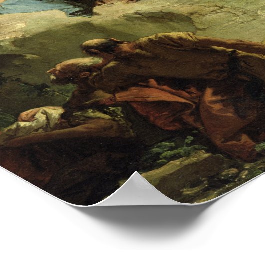 Christus im Garten von Gethsemane Poster (Ecke)