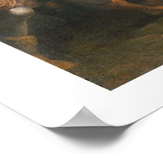 Christus im Garten von Gethsemane Poster (Ecke)