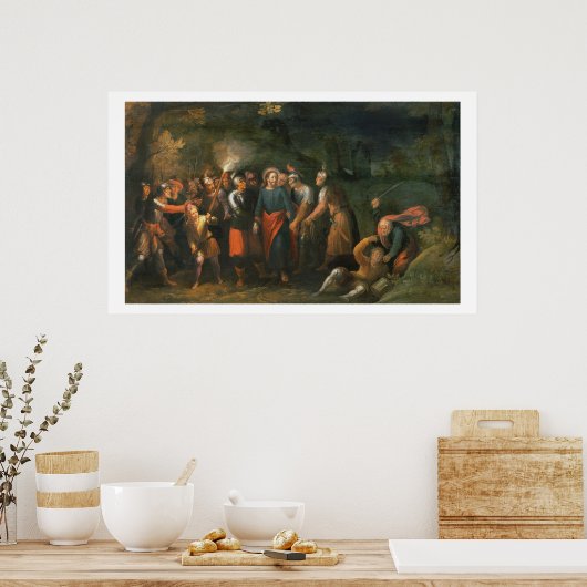Christus im Garten von Gethsemane Poster (Küche)