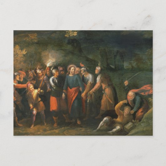 Christus im Garten von Gethsemane Postkarte (Vorderseite)