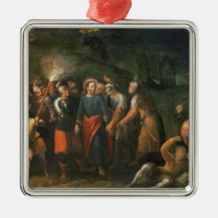 Christus im Garten von Gethsemane Silbernes Ornament