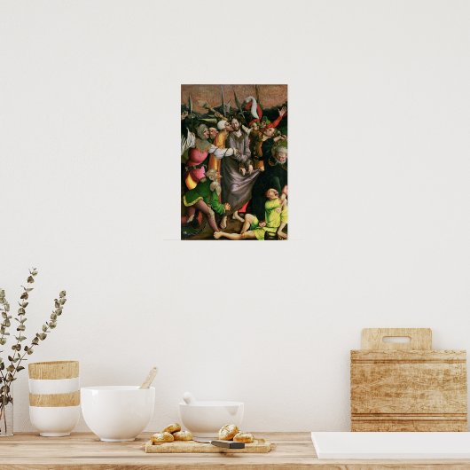 Christus im Garten von Gethsemane verhaftet Poster (Küche)