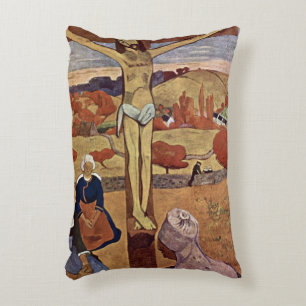 Christus im Gelben von Paul Gauguin, Vintage Fine Dekokissen