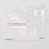 Christus im Haus Martha von Johannes Vermeer Postkarte (Rückseite)