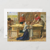 Christus im Haus seiner Eltern Postkarte (Vorne/Hinten)