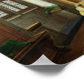 Christus im Haus von Martha und Maria Poster (Ecke)