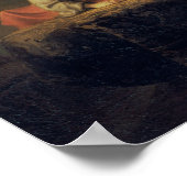 Christus im Haus von Martha und Maria Poster (Ecke)