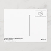 Christus im Haus von Martha und Maria Postkarte (Rückseite)