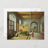 Christus im Haus von Martha und Maria Postkarte (Vorne/Hinten)